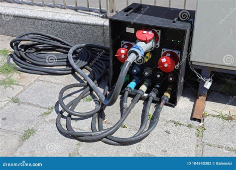 Electrical Power Distribution Boxes for Temporary Event Power 